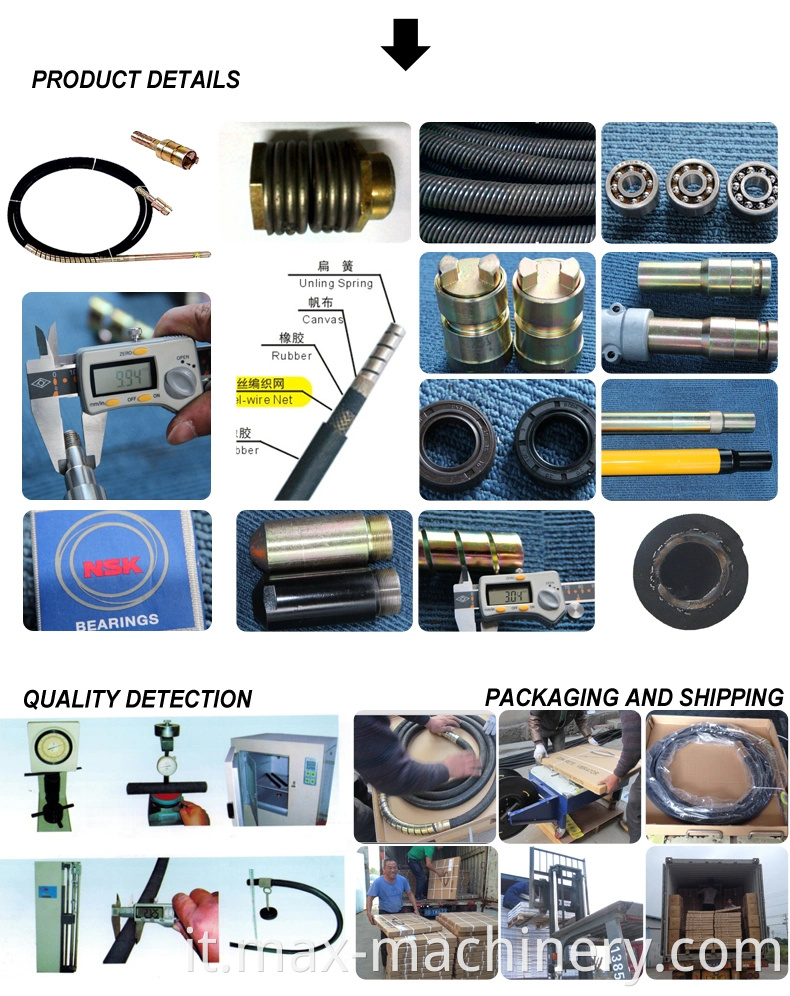 Vendita calda Costruzione in cemento VIBRATORE ALBERO FLESSIBILE PARTI DI AGUORE VIBRATORE VIBRATORE ELEGGI ELETTRICO